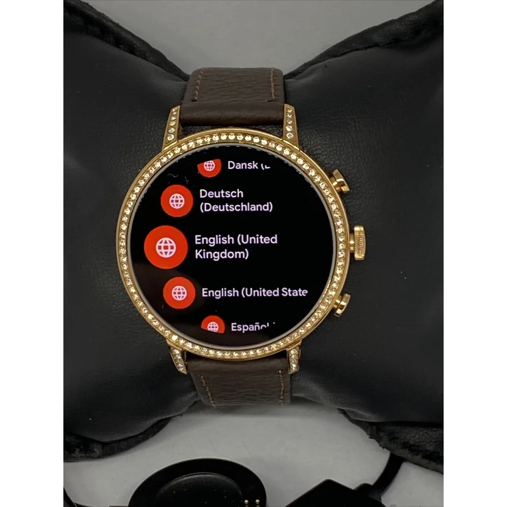 Fossil Gen 4 Authentic Digital Dial Smart Watch Custom Band FTW6015 CR169